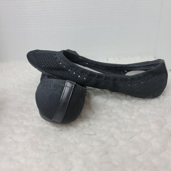 Cole Haan Grandzero Womens Ballet Shoes Size 7.5 B Flat Black Knit Stitch - Picture 6 of 10